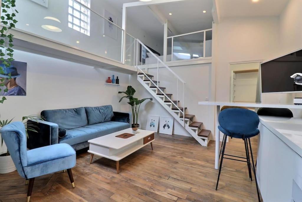 Unique Loft Apartment Located 15 Minutes From The Champs Elysees Saint-Ouen  Exterior photo
